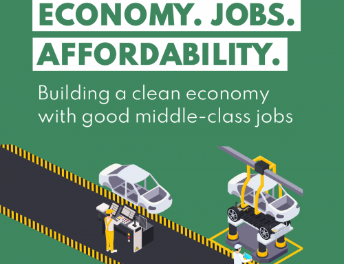 Building a clean economy with good middle-class jobs
